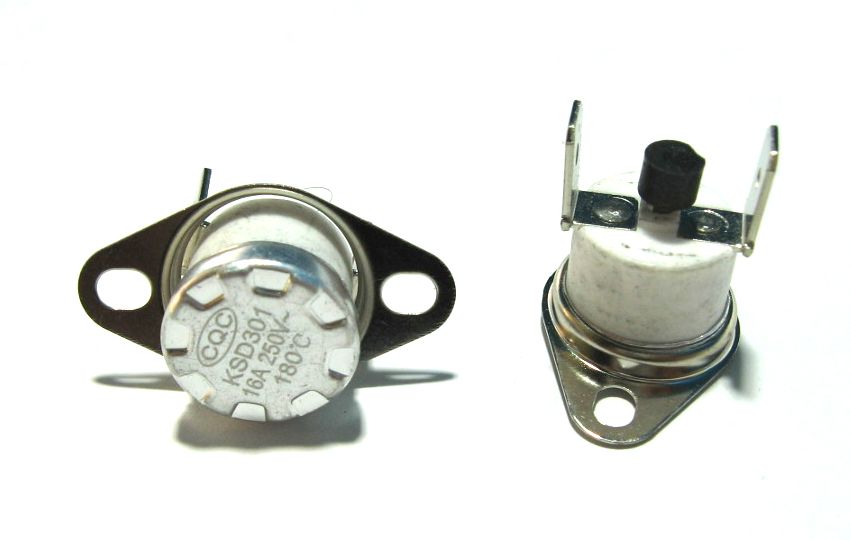 180'C (KSD301 250V 10A) с кнопкой