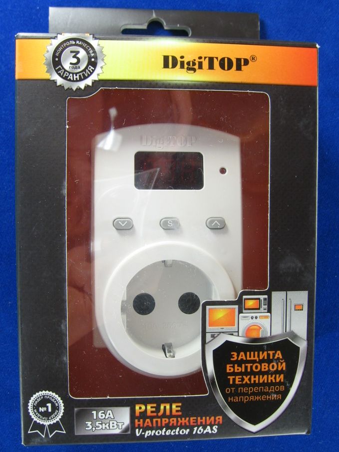 Реле напряжения V-PROTECTOR 16AS (16А 3,5кВт) (11)
